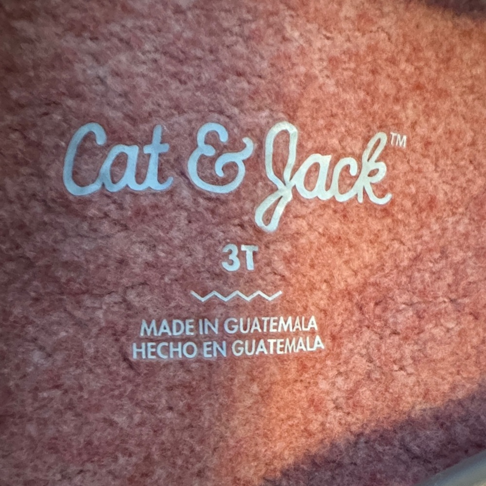 Boys Cat and Jack 3T zip up jacket - Picture 3 of 3